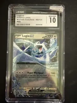 Pokemon TCG Lugia EX Double Rare Holo Card 082/131 Prismatic Evolutions - Image 1