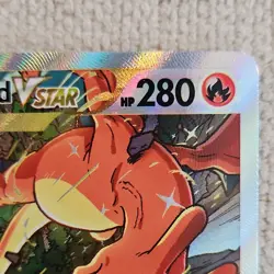 Pokemon Charizard VSTAR Promo Holo SWSH262 Fire Type TCG Card 2022 - Image 5