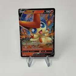 Victini V 21/163 Battle Styles Ultra Rare Full Art Holo Pokemon TCG NM 🔥- 418 - Image 1