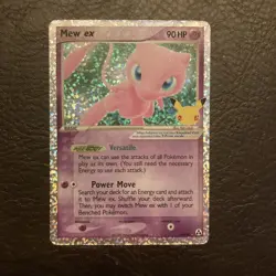 Pokemon TCG Mew ex 88/92 25th Anniversary Celebrations Class Collection Holo - Image 1