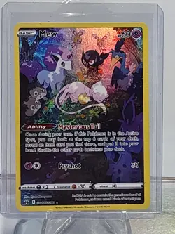 Mew GG10/GG70 Crown Zenith: Galarian Gallery Full Art Holo Pokemon Card - Image 1