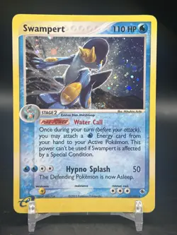Swampert Holo Rare EX Ruby & Sapphire 13/109 Pokemon English NM - Image 1