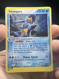 Swampert Holo Rare EX Ruby & Sapphire 13/109 Pokemon English NM - Image 3