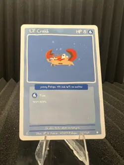 Krabby (Lil' Crahb) 41/77 - PokePu V2 Fan Art - Pokemon NM - Image 1