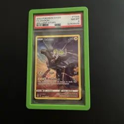 2022 Pokemon Sword & Shield Brilliant Stars #TG05 Full Art Zekrom PSA 8 - Image 1