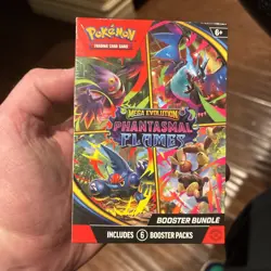 Pokemon Mega Evolution Phantasmal Flames ME02 Booster Bundle Packs - Image 1