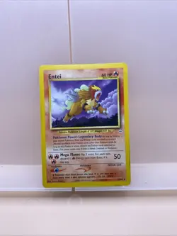 Pokemon Tcg Entei 17/64 Neo Revelation 2001 Non Holo Rare NM 1 - Image 1