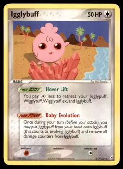 2006 EX - Crystal Guardians Igglybuff Basic/Rare #21 - Image 1