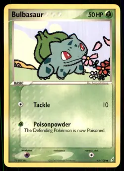 2006 EX - Crystal Guardians Bulbasaur Basic/Common #45 - Image 1