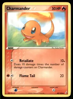 2006 EX - Crystal Guardians Charmander Basic/Common #48 - Image 1