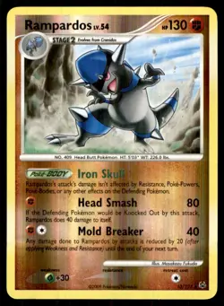 2009 Platinum Reverse Holo Rampardos Stage 2/Rare Holo #13 - Image 1