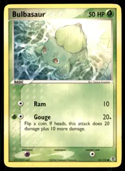 2004 EX - FireRed & LeafGreen Bulbasaur Basic/Common #55 - Image 1