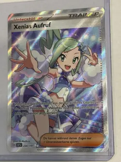 Pokemon Sturmische Funken Xenias Aufruf Fullart SVP 234/191 Near Mint deutsch - Image 1