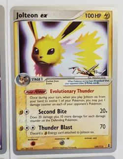 Lot Of 4 Pokemon World Champs 2007 Mew Ex 88/92 Jolteon Ex 109/113 Absol 92/108 - Image 3