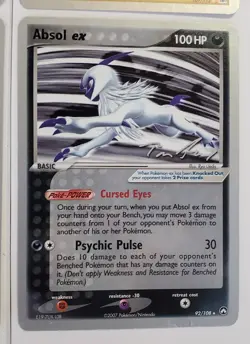 Lot Of 4 Pokemon World Champs 2007 Mew Ex 88/92 Jolteon Ex 109/113 Absol 92/108 - Image 5