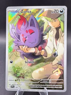 Pokemon TCG Journey Together N's Zorua SVP189 Black Star Promo - Image 1