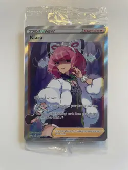 Pokemon TCG: 2023 Black Star Promo Full Art Klara (SWSH302)- SEALED - Image 1