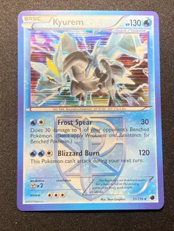 Pokemon TCG Kyurem (Team Plasma) 31/116 Plasma Freeze Holo Rare NM/M (2013) - Image 3