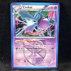 Crobat Team Plasma 55/135 Plasma Storm Holo Pokemon TCG - Image 1