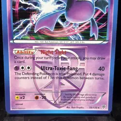 Crobat Team Plasma 55/135 Plasma Storm Holo Pokemon TCG - Image 2