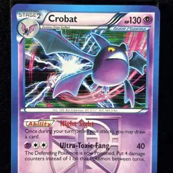 Crobat Team Plasma 55/135 Plasma Storm Holo Pokemon TCG - Image 3