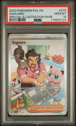 PSA 10 GEM Mint Saguaro 270/193 Special Illustration Rare - Pokemon PAL SV02 - Image 1