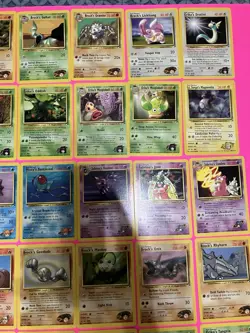 79/132 Pokemon Gym Heroes Lot, NM-HP, No Doubles, Vintage 2000 Wizards - Image 3