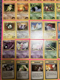 79/132 Pokemon Gym Heroes Lot, NM-HP, No Doubles, Vintage 2000 Wizards - Image 4