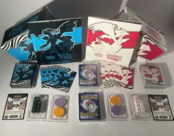 Pokemon TCG Black Bolt & White Flare Empty ETB Boxes With Accessories & Booklets - Image 1
