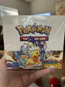 Surging Sparks Booster Box Factory Sealed Scarlet Violet Pokemon 2024 Pikachu 🔥 - Image 1