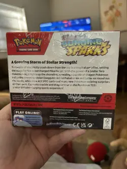 Surging Sparks Booster Box Factory Sealed Scarlet Violet Pokemon 2024 Pikachu 🔥 - Image 2