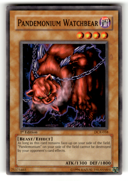 Pandemonium Watchbear DCR-058 1st Edition Common Dark Crisis LP - Image 1