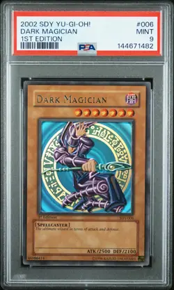 Yu-Gi-Oh! Dark Magician Starter Deck Yugi 1st Edition Ultra Rare SDY-006 PSA 9 - Image 1