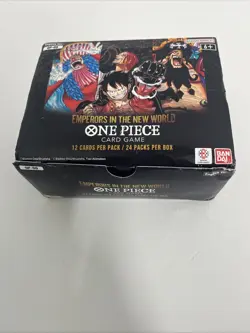 New One Piece Trading Card Game OP-09 Emperors in the New World Read Description - Image 2