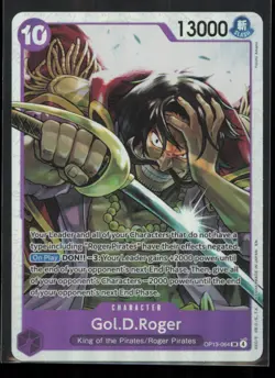 Gol.D.Roger (064) OP13-064 One Piece Carrying On His Will Super Rare Near Mint - Image 1