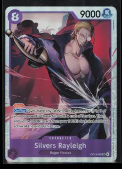 Silvers Rayleigh OP13-066 One Piece Carrying On His Will Super Rare Near Mint - Image 1