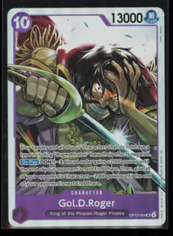 Gol.D.Roger (064) OP13-064 One Piece Carrying On His Will Super Rare Near Mint - Image 1