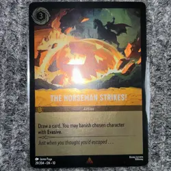 Disney Lorcana Whispers in the Well The Horseman Strikes Foil 29/204 Rare NM - Image 2