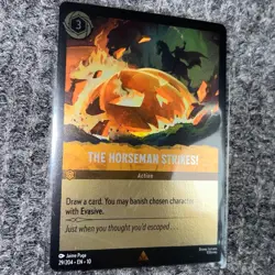Disney Lorcana Whispers in the Well The Horseman Strikes Foil 29/204 Rare NM - Image 3