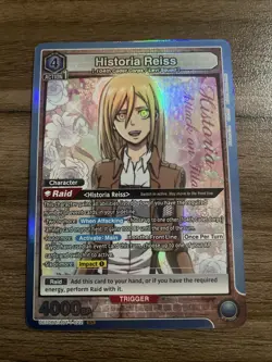 Historia Reiss SR UE10BT/AOT-1-022 Attack on Titan Union Arena - Image 1