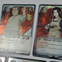 Naruto Uchiha Clan Card Foil 2002 Lot Of 5 - Image 4