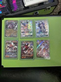 Pokemon TCG Lycanroc SIX PACK of Cards (Ex, 3-Gx, V, V Max) - Image 1