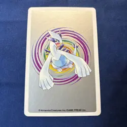 Ace of Clubs Chikorita 152 Pokemon Poker Playing Card 1999 Japan Lugia Silver - Image 2