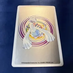 Ace of Clubs Chikorita 152 Pokemon Poker Playing Card 1999 Japan Lugia Silver - Image 3