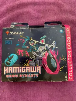 Magic the gathering Kamigawa Neon Dynasty Collector Booster Sealed 2022 195166163048 - Image 1
