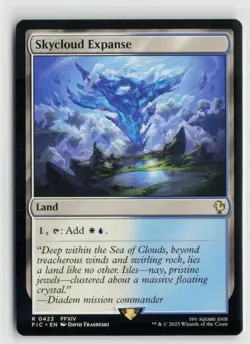 MTG Commander Final Fantasy Skycloud Expanse x1 NM 423 - Image 1