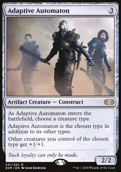 MTG Magic the Gathering Adaptive Automaton (231/415) Double Masters LP - Image 1