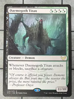 DAEMOGOTH TITAN 174 Strixhaven School of Mages MTG Magic the Gathering - Image 1