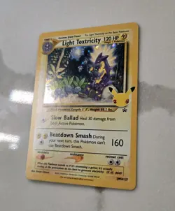 Pokemon TCG Light Toxtricity SWSH137 Celebrations Black Star Promo - Image 2