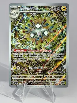 Pokemon TCG Magneton 159 Pokemon center black star promo NM - Image 1